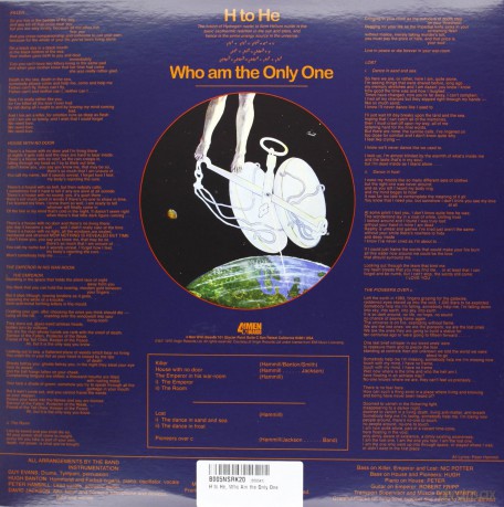 Van Der Graaf Generator: H To He Who Am The Only One [Winyl]