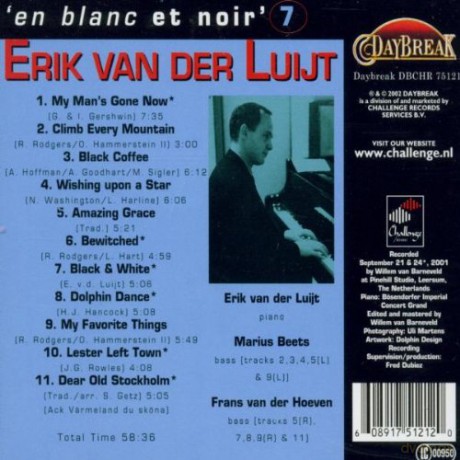 Van Der Luijt Erik: En Blanc Et Noir 7 [CD]