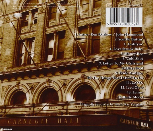 Vaughan Stevie Ray And Double Trouble: Live At Carnegie Hall [CD]
