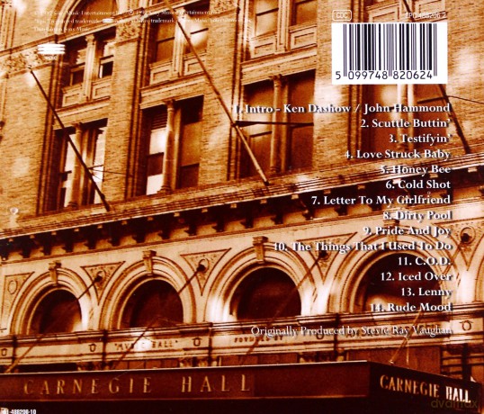 Vaughan Stevie Ray And Double Trouble: Live At Carnegie Hall [CD]