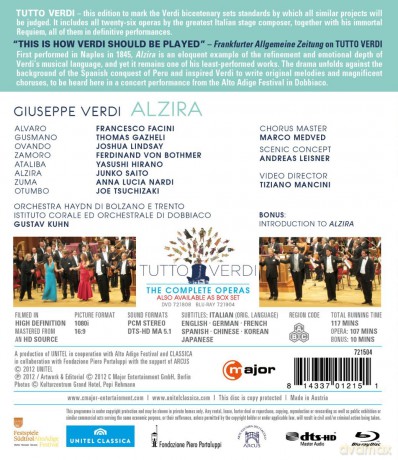 Verdi Giuseppe: Alzira [DVD]
