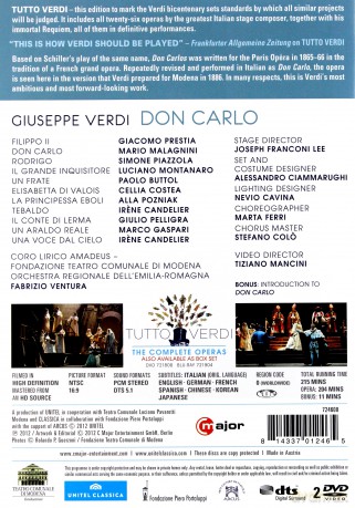 Verdi Giuseppe: Don Carlo [2DVD]