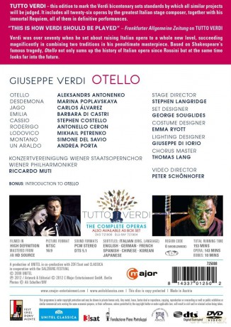 Verdi Giuseppe: Otello [DVD]