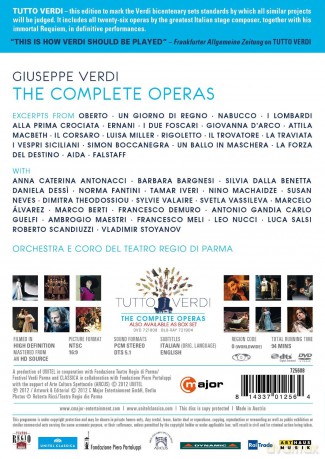 Verdi Giuseppe: The Complete Operas - Tutto Verdi [DVD]