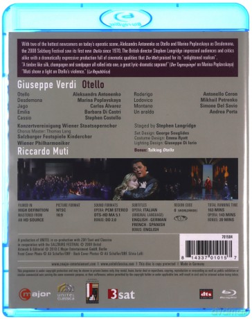 Verdi Giuseppe & Antonenko Aleksandrs & Mutis Ricardo & Wiener Philharmoniker: Otello [Blu-Ray]