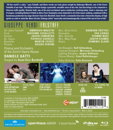 Verdi Giuseppe & Gatti Daniele & Frittoli & Liebau & Maestai & Cavalletti: Falstaff [Blu-Ray]