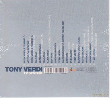 Verdi Tony: Tv System [CD]