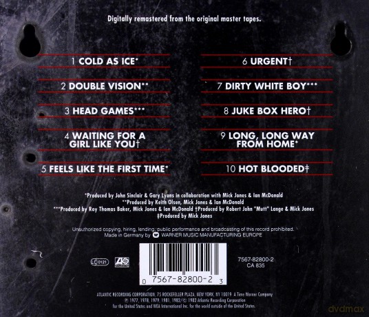 Foreigner: Records (Remastered) [CD]