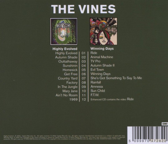 Vines: Highly Evolved - Winning Days [2CD]