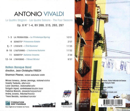 Vivaldi Antonio (1678-1741): Concerti Op.8 Nr.1-4 [CD]