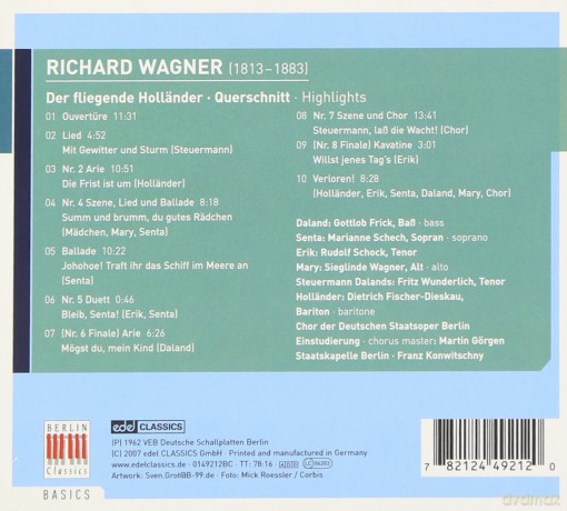 Wagner Richard: Der Fliegende Hollander - Highlights [CD]