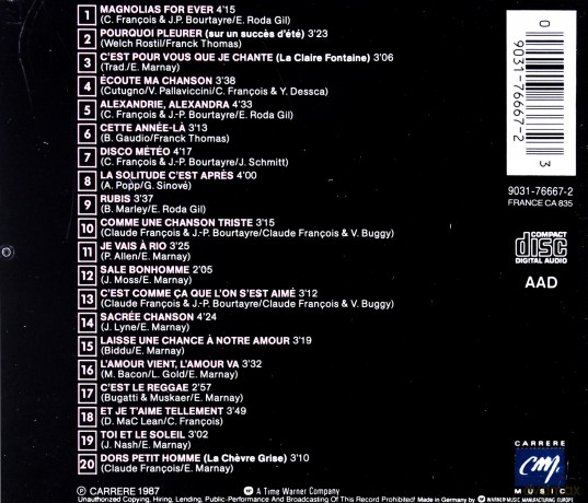 Claude Francois: Dix And Dj... [CD]