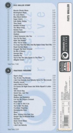 Waller Fats: Classic Jazz Archive [2CD]