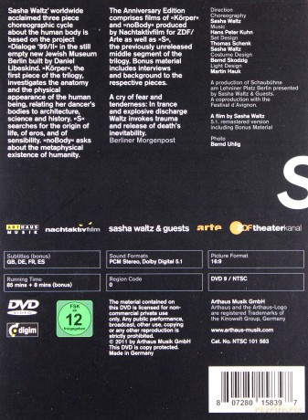 Waltz Sasha: Nobody Trilogy - Anniversary Edition [DVD]