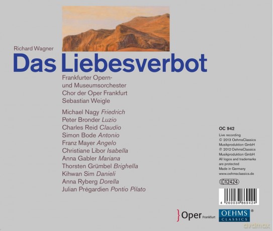Weigle/Frankfurter Opernorchester: Wagner Richard: Das Liebesverbot [3CD]