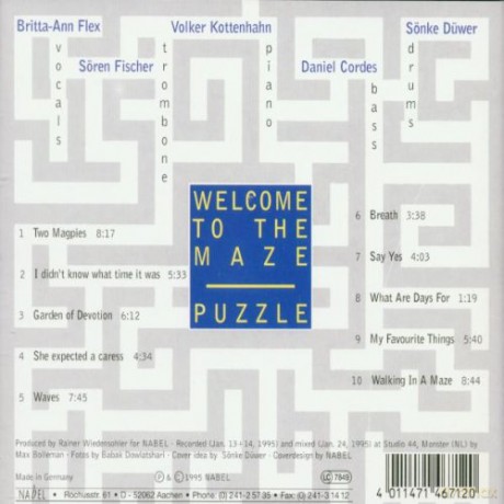 Welcome To The Maze: Puzzle [CD]