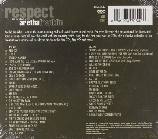 Aretha Franklin: Respect. The Very Best Of [2CD]