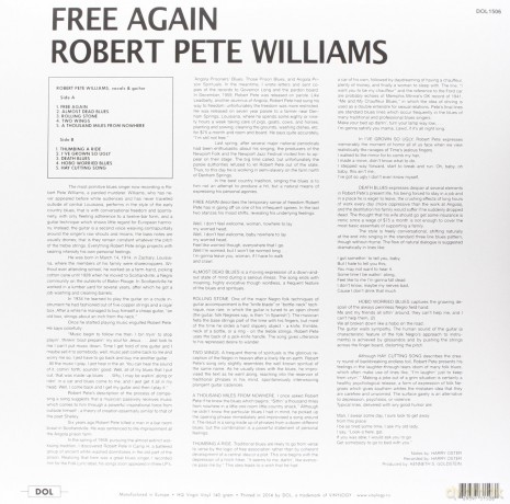 Williams Robert Pete: Free Again [Winyl]