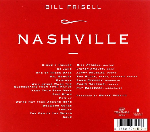 Bill Frisell: Nashville [CD]