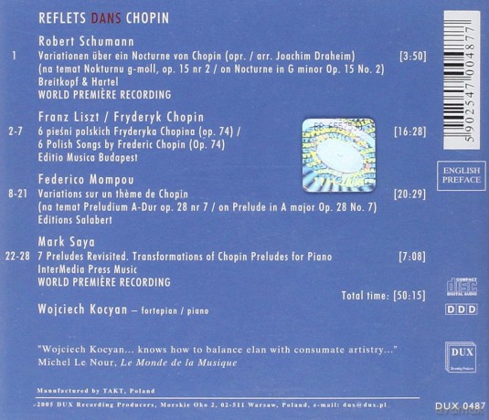 Wojciech Kocyan: Hommage A Chopin [CD]