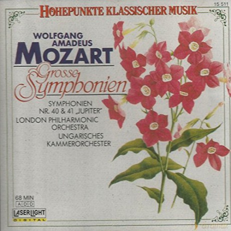 Wolfgang Amadeus Mozart: Janos Sandor - London Philharmonic Orchestra - Ungarisches Kammerorchester [CD]
