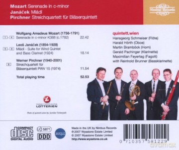 Wolfgang Amadeus Mozart: Serenade - Mladi - Streichquartett [CD]