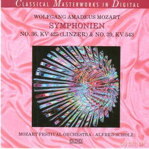 Wolfgang Amadeus Mozart: Symphonien 36 Und 39 [CD]