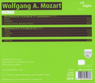 Wolfgang Amadeus Mozart: 9-27 Klavierkonzert [CD]