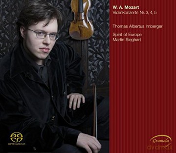 Wolfgang Amadeus Mozart: Violinkonzerte Nr 3 4 5 [CD]