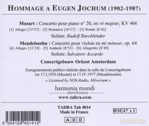 Wolfgang Amadeus Mozart: Hommage A Eugen Jochum [CD]