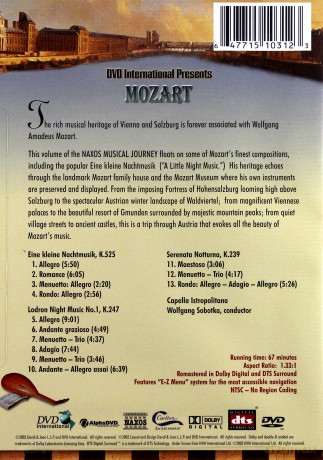 Wolfgang Amadeus Mozart: Eine Kleine Nachtmusik [DVD]