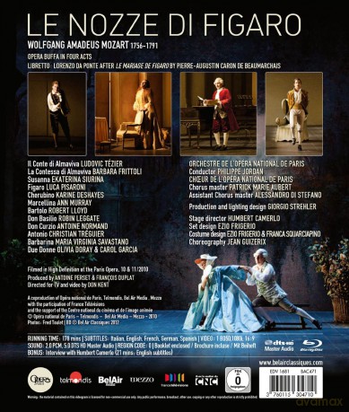 Wolfgang Amadeus Mozart: Le Nozze Di Figaro [Blu-Ray]