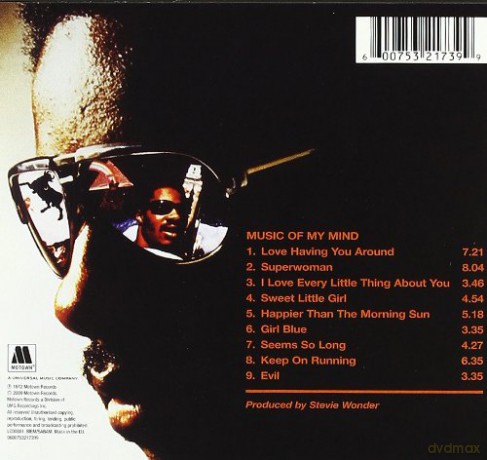Wonder Stevie: Music Of My Mind [CD]