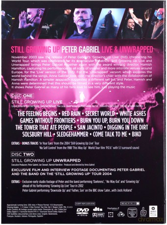 Peter Gabriel: Still Growing Up Live & Unwrapped (digipack) [2DVD]