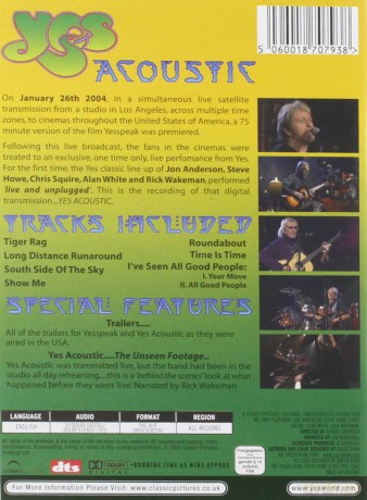 Yes: Acoustic - Guaranteed No Hiss [2DVD]