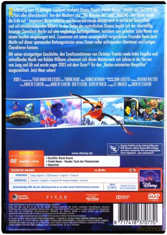 Finding Nemo (Gdzie jest Nemo) (Disney) [DVD]