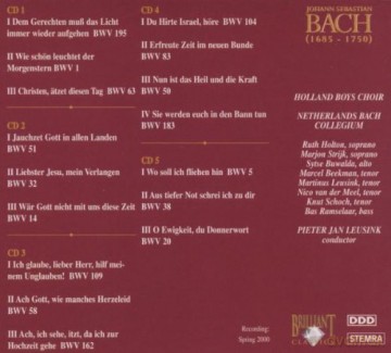 Peter Jan Leusink - Hollands Boys Choir - Netherlands Bach Collegium [5CD]