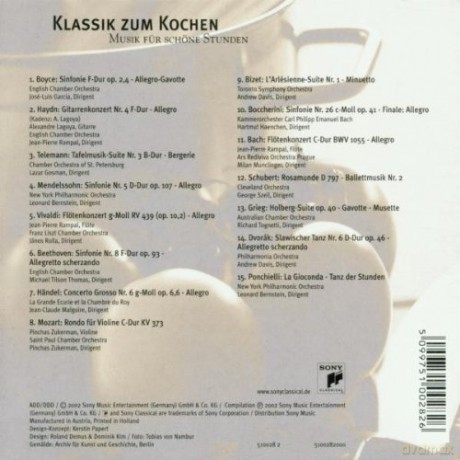 Klassik Zum Kochen [CD]
