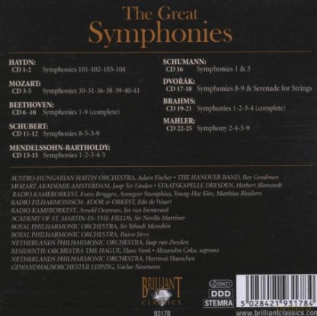 The Great Symphonies [25CD]