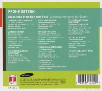 Frohe Ostern - Classical Melodies For Easter - Klassische Melodien Zum Fest [CD]
