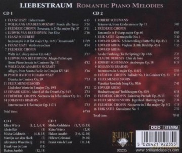 Liebestraum - Romantic Piano Melodies [2CD]