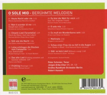 O Sole Mio - Beruhmte Melodien - Famous Melodies [CD]