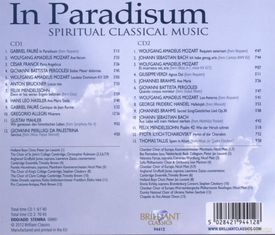 In Paradisum - Spiritual Classical Music [2CD]