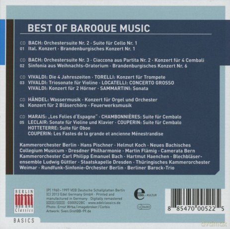 Best Of Baroque Music [5CD]
