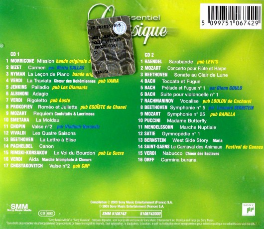 Essentiel Classique [2CD]