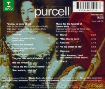 Gardiner/Ebs: Purcell: Queen Mary [CD]