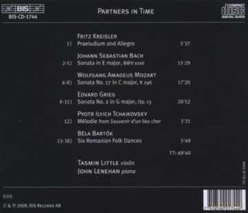 Partners In Time From Bach To Bartok [CD]