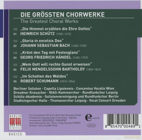 Die Grossten Chorwerke - The Greatest Choral Works [5CD]