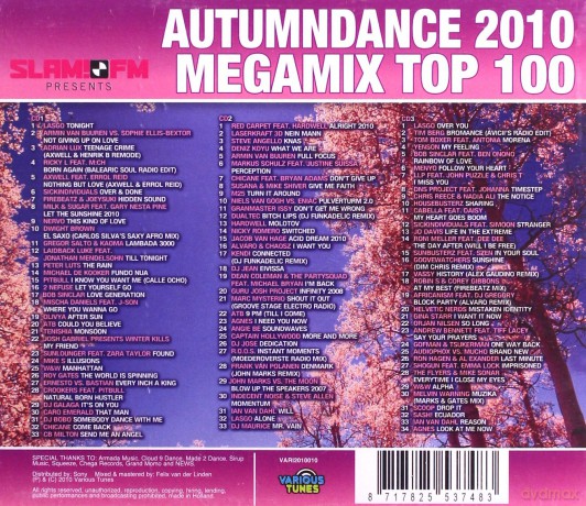 Autumndance 2010 Megamix Top 100 [3CD]