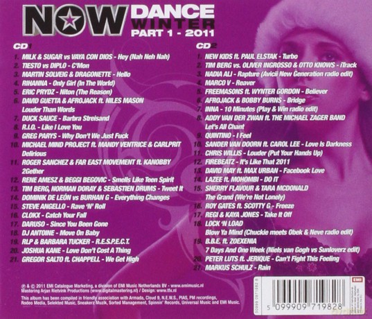 Now Dance Winter Part 1 - 2011 [2CD]